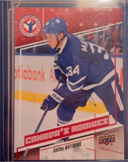 2017 Upper Deck National Hockey Card Day Canada’s Rookies #CAN-1 Auston Matthews — front