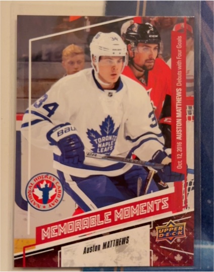2017 Upper Deck National Hockey Card Day #CAN16 Auston Matthews — front