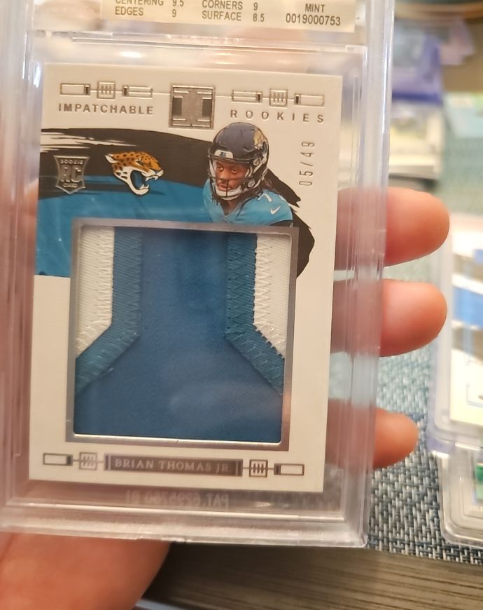 2024 Panini Impeccable Impatchable Rookies #05 Brian Thomas Jr — front