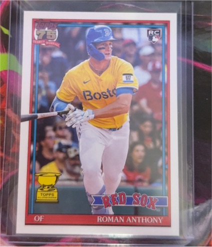 2026 Topps Series 1 75th Anniversary #T91-71 Roman Anthony — front