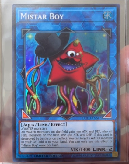 Yu-Gi-Oh! 1996 COTD-ENSE3 Mistar Boy — front