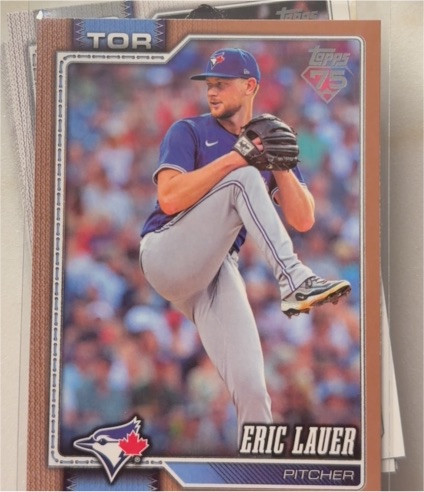 2026 Topps Series 1 #175 Eric Lauer — front