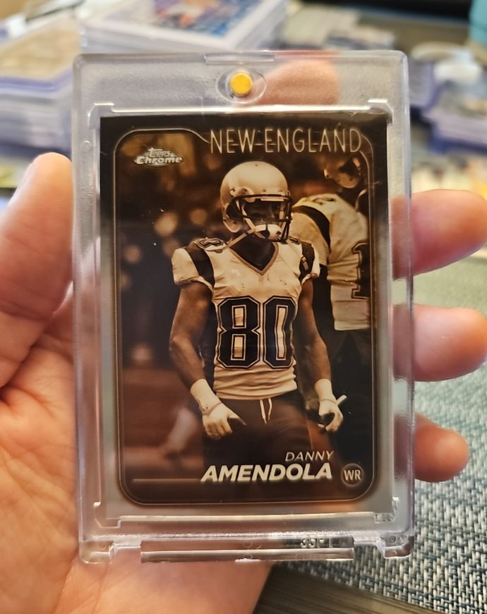 2024 Topps Chrome #126 Danny Amendola Sepia Refractor — front