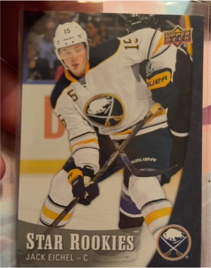 2015-16 Upper Deck Star Rookies #25 Jack Eichel — front
