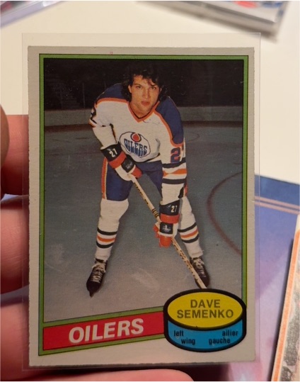 1980-81 O-Pee-Chee #360 Dave Semenko — front