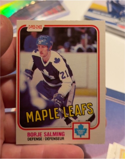 1981-82 O-Pee-Chee #307 Borje Salming — front