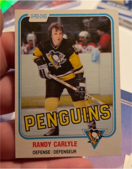1981-82 O-Pee-Chee #256 Randy Carlyle — front