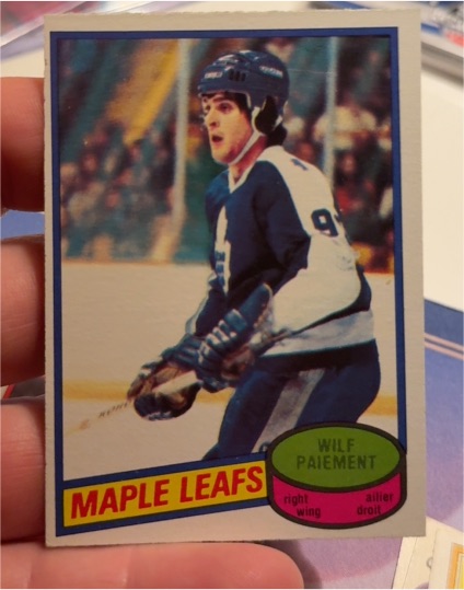 1980-81 Topps #225 Wilf Paiement — front