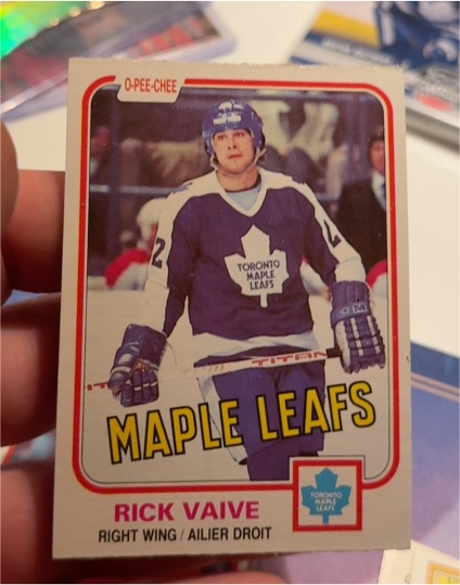 1981-82 O-Pee-Chee #310 Rick Vaive — front