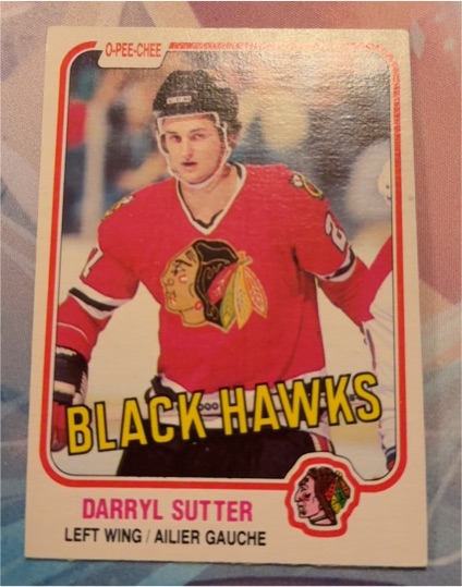 1981-82 O-Pee-Chee #65 Darryl Sutter — front