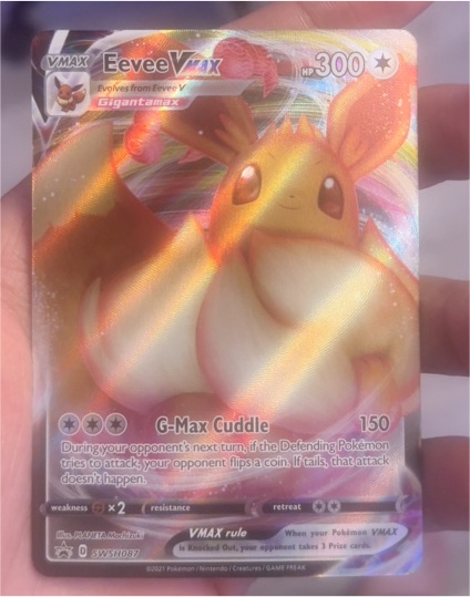 2021 Pokémon Eevee VMAX SWSH087 — front
