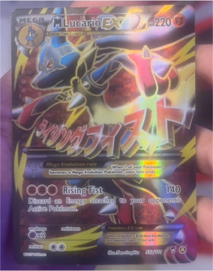 Pokémon TCG Mega M Lucario EX 55a/111 — front