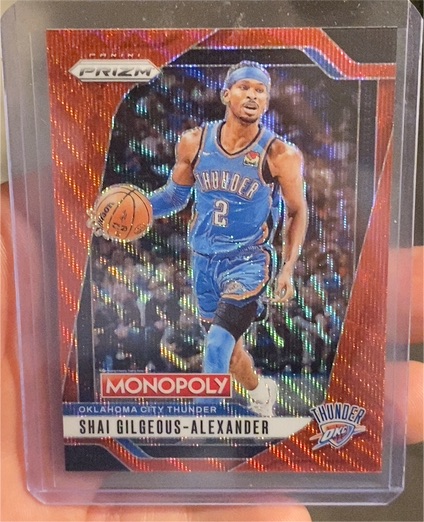 2024-25 Panini Prizm Monopoly #79 Shai Gilgeous-Alexander — front