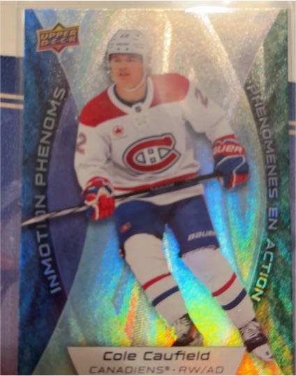 2024-25 Upper Deck Tim Hortons Inmotion Phenoms #MP-5 Cole Caufield — front