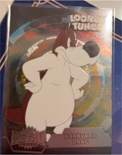 2024 Fleer Retro Looney Tunes Metal Universe #MU-8 Barnyard Dawg — front