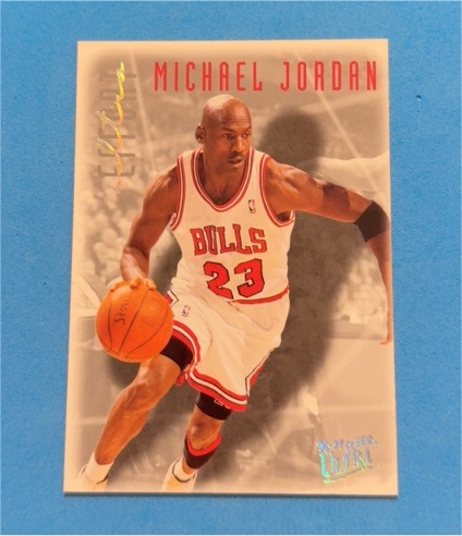 1996-97 Fleer Ultra #143 Michael Jordan Ultra Effort — front