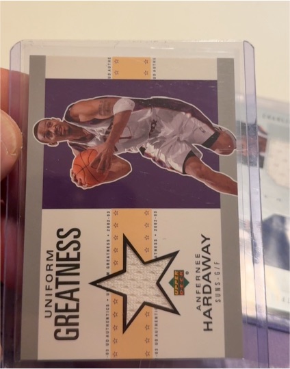 2002-03 Upper Deck UD Authentics Uniform Greatness #AH-U Anfernee Hardaway — front
