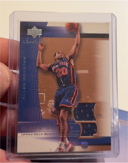 2003-04 Upper Deck Sweet Shot #AH-J Allan Houston — front