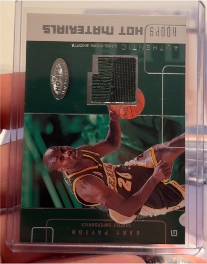 2002-03 Hoops Hot Materials #HM-GP Gary Payton — front