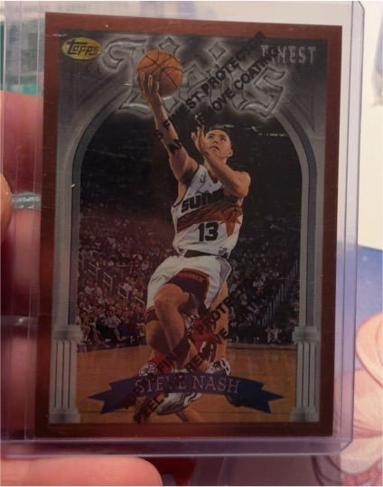1996-97 Topps Finest #217 Steve Nash — front