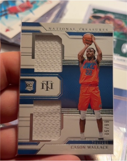 2023-24 Panini National Treasures #05 Cason Wallace — front