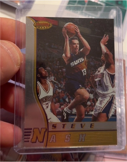 1996-97 Bowman's Best #R18 Steve Nash — front
