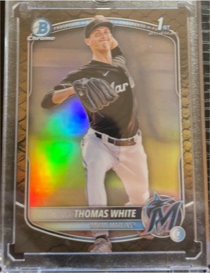 2025 Bowman Chrome #BCP-69 Thomas White — front