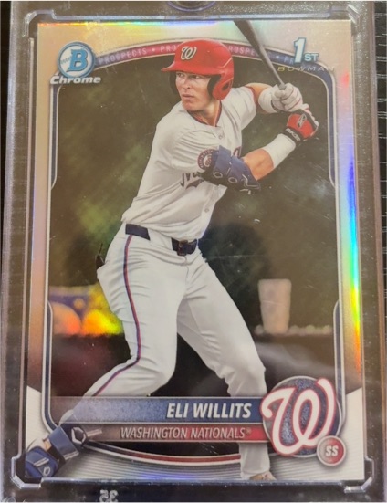 2025 Bowman Draft Chrome #BDC-1 Eli Willits — front