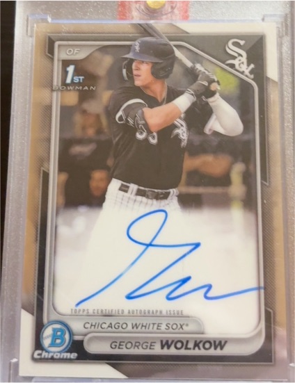 2024 Bowman Chrome #CPA-GWO George Wolkow — front