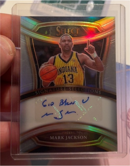 2020-21 Panini Select Signature Selections #SIS-MJA Mark Jackson — front