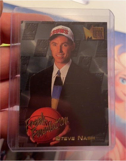 1996-97 Fleer Metal #138 Steve Nash Fresh Foundation Rookie — front