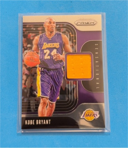 2019-20 Panini Prizm #SS-KBR Kobe Bryant Sensational Swatches — front