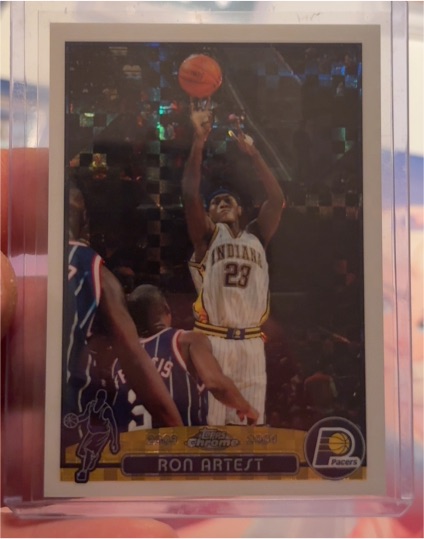 2003-04 Topps Chrome #57 Ron Artest — front