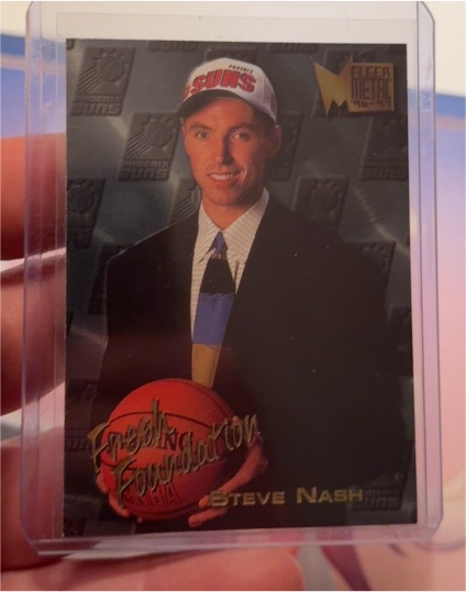 1996-97 Fleer Metal #138 Steve Nash Fresh Foundation Rookie — front