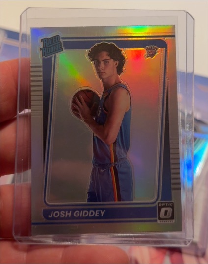 2021-22 Panini Donruss Optic #152 Josh Giddey — front