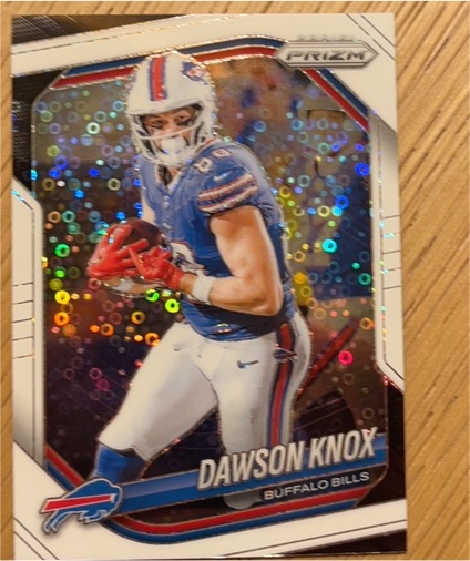 2025 Panini Prizm #65 Dawson Knox — front