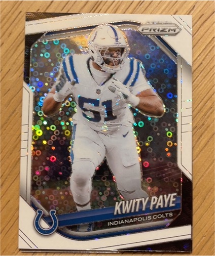 2025 Panini Prizm #286 Kwity Paye — front