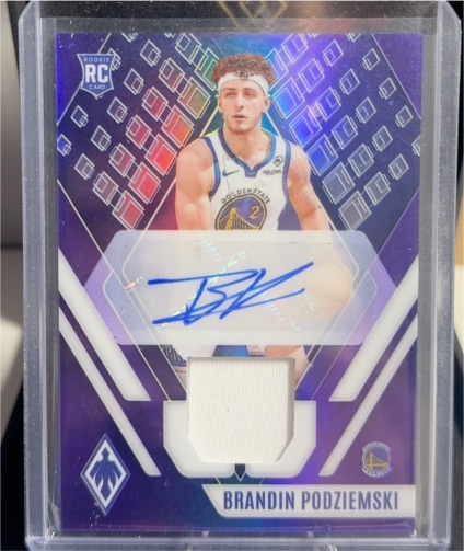 2023-24 Panini Phoenix #RJA-BPZ Brandin Podziemski — front