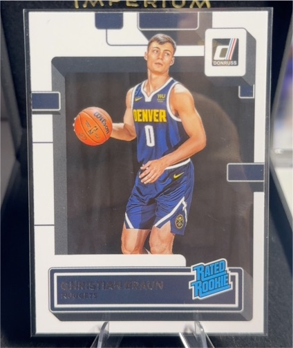 2022-23 Panini Donruss #221 Christian Braun Rated Rookie — front