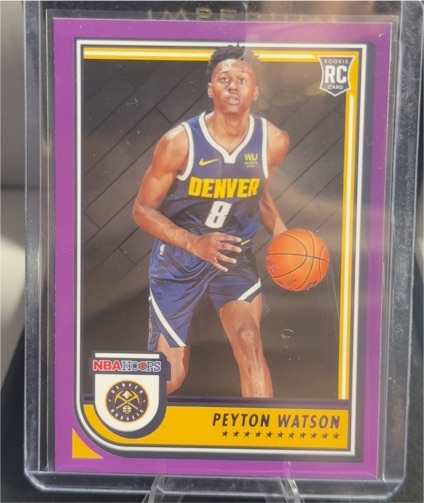 2022-23 Panini NBA Hoops #275 Peyton Watson — front