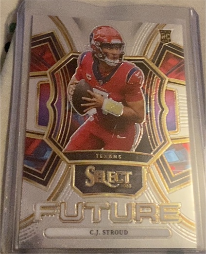 2023 Panini Select #FUT-CST C.J. Stroud Future Rookie Houston Texans — front