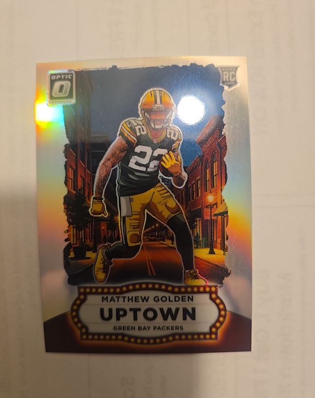 2025 Panini Donruss Optic #14 Matthew Golden Uptown Rookie — front