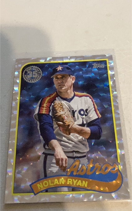 2024 Topps Series 1 - 1989 Topps Baseball Foil Nolan Ryan #89B-83 — front