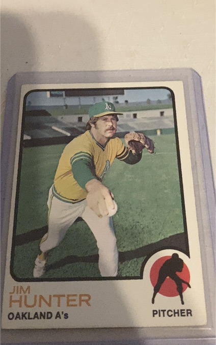 1973 Topps #235 Jim Hunter — front