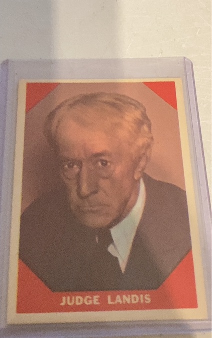 1960 Fleer Baseball Greats #64 Judge Landis — front