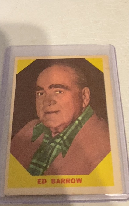 1960 Fleer #23 Ed Barrow — front
