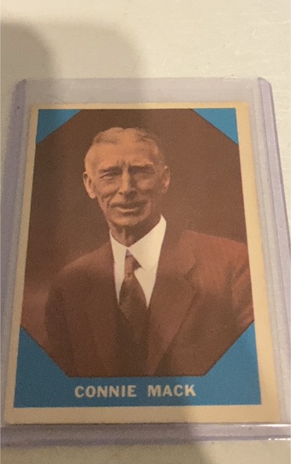 1960 Fleer Baseball Greats #14 Connie Mack — front