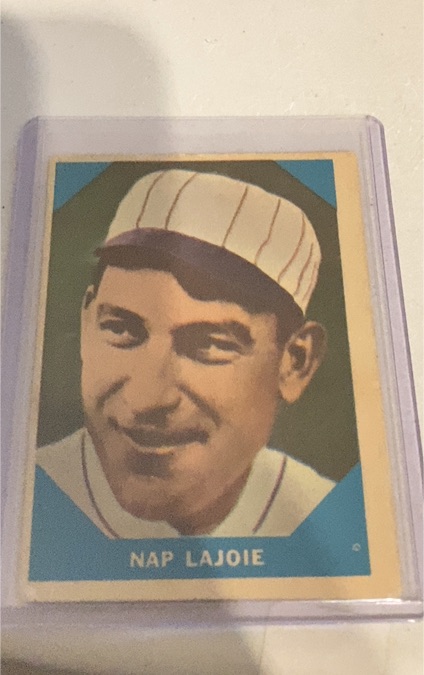 1960 Fleer Baseball Greats #1 Nap Lajoie — front