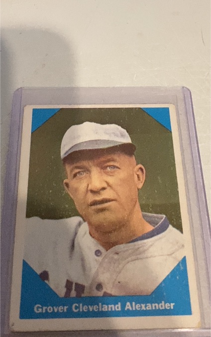 1960 Fleer #5 Grover Cleveland Alexander — front