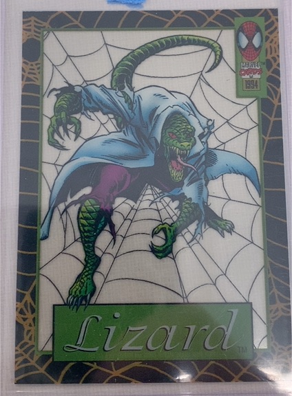 1994 Fleer Amazing Spider-Man Suspended Animation #12 Lizard — front